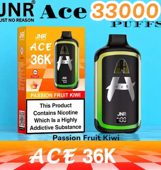 JNR Ace 33000 PUFFS Vape jetable rechargeable 33K double pods