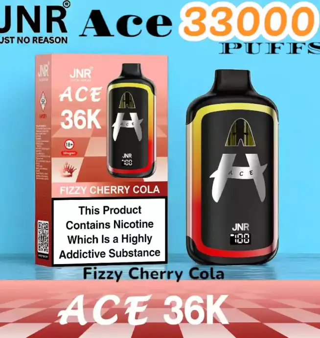 JNR Ace 33000 PUFFS Vape jetable rechargeable 33K double pods