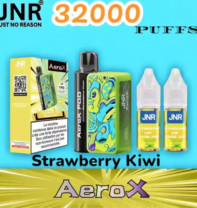 JNR AeroX 32000 PUFFS Vape jetable 32K rechargeable