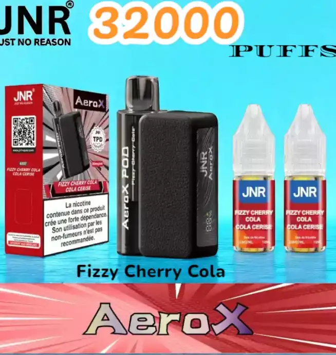 JNR AeroX 32000 PUFFS Vape jetable 32K rechargeable