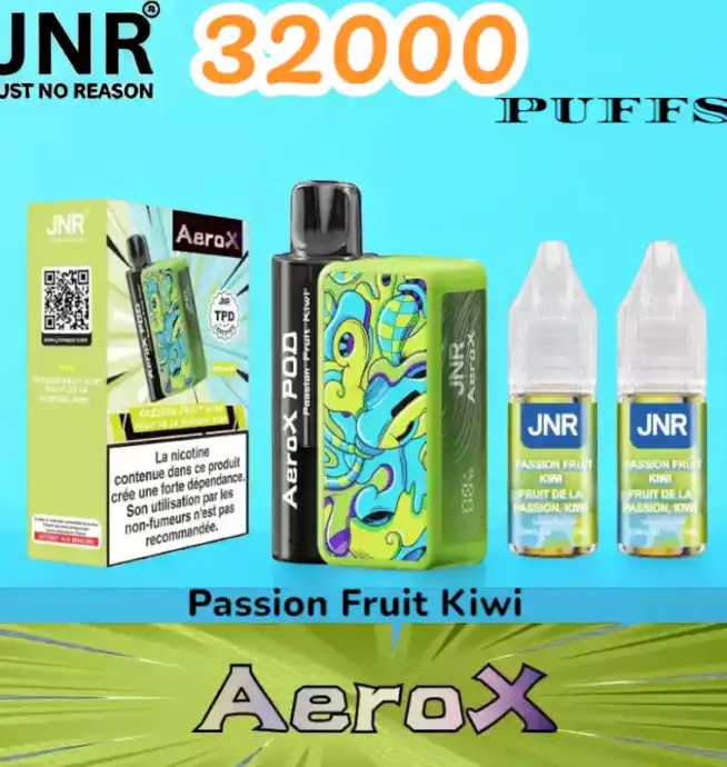 JNR AeroX 32000 PUFFS Vape jetable 32K rechargeable