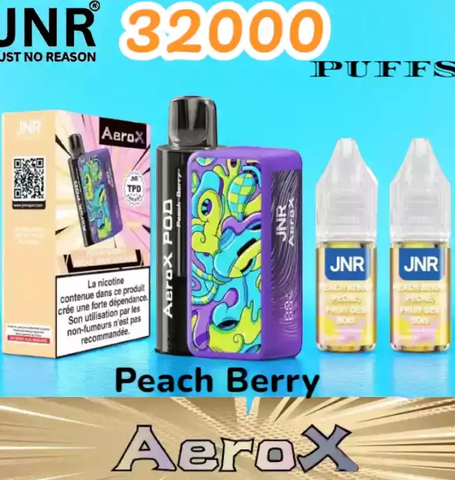 JNR AeroX 32000 PUFFS Vape jetable 32K rechargeable