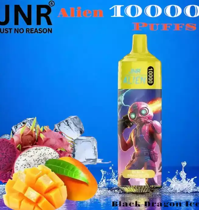 JNR Alien 10K 10000 Puffs Vape Jetable Rechargeable et Puissante