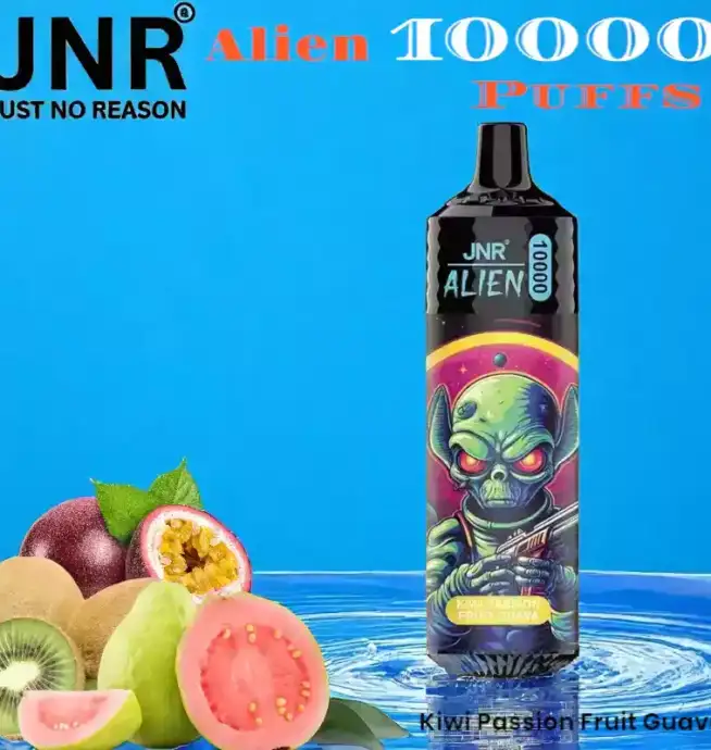 JNR Alien 10K 10000 Puffs Vape Jetable Rechargeable et Puissante