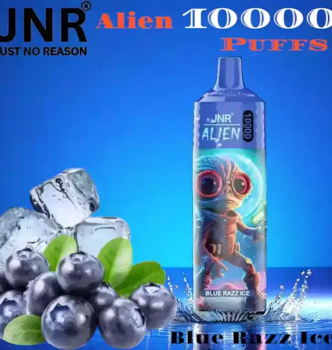 JNR Alien 10K 10000 Puffs Vape Jetable Rechargeable et Puissante