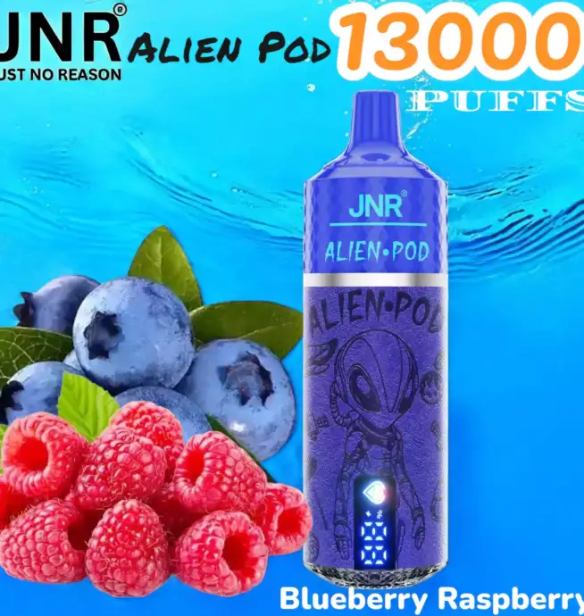 JNR Alien Pod 13000 PUFFS Vape Jetable Durable et Saveurs Variées