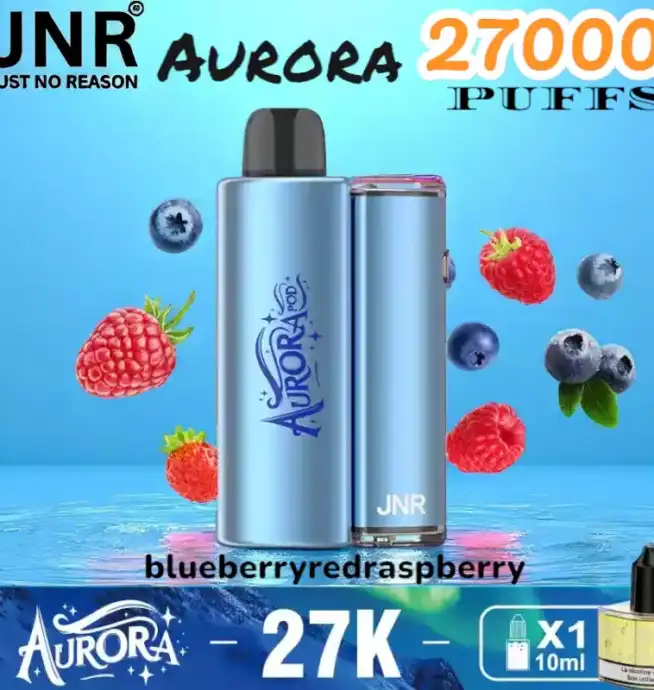 JNR Aurora 27000 PUFFS Vape jetable rechargeable 27K double pods