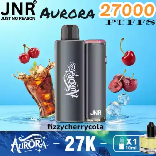 JNR Aurora 27000 PUFFS Vape jetable rechargeable 27K double pods