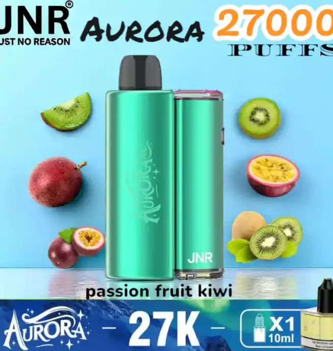 JNR Aurora 27000 PUFFS Vape jetable rechargeable 27K double pods