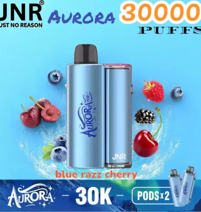 JNR Aurora 30000 PUFFS Vape jetable rechargeable 30K double pod