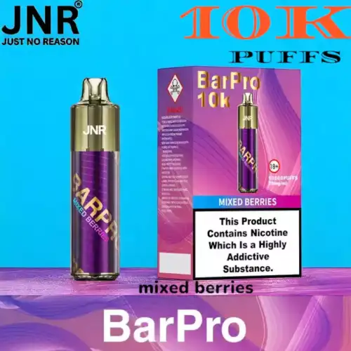 JNR Bar Pro 10K Puffs Vape jetable rechargeable 10K double pods