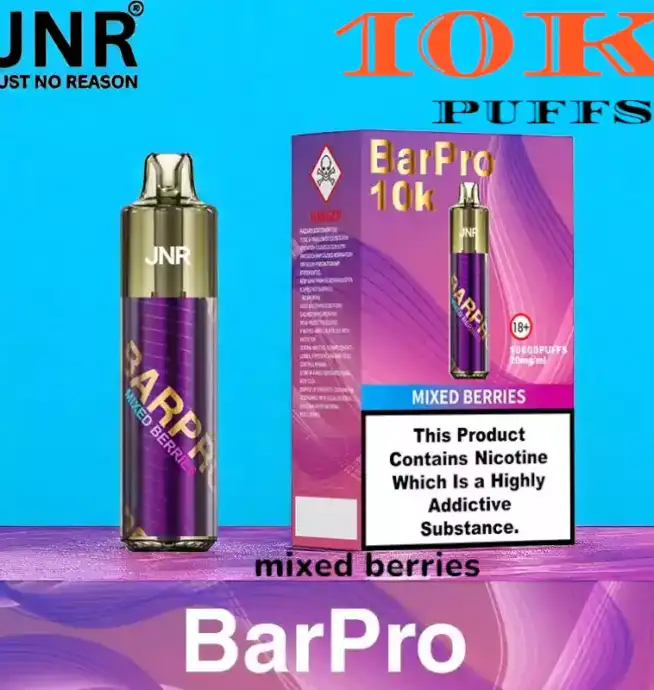 JNR Bar Pro 10K Puffs Vape jetable rechargeable 10K double pods
