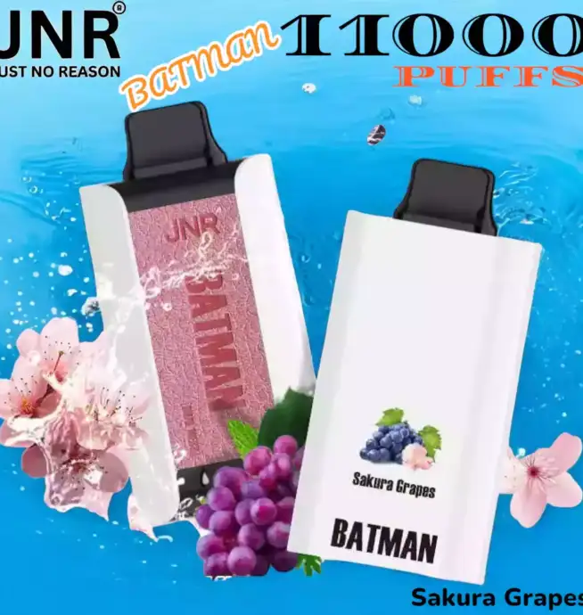 JNR Batman 11000 Puffs Vape jetable puissante et stylée