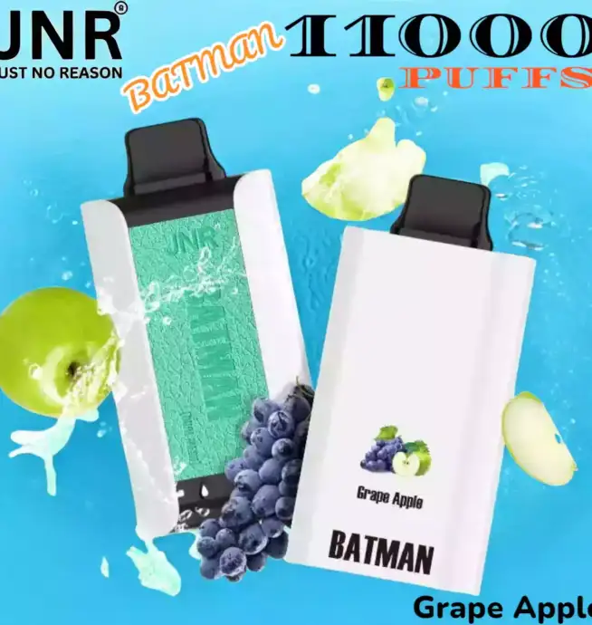 JNR Batman 11000 Puffs Vape jetable puissante et stylée