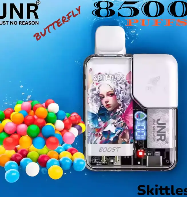 JNR Butterfly 8500 Puffs Vape jetable élégante et performante