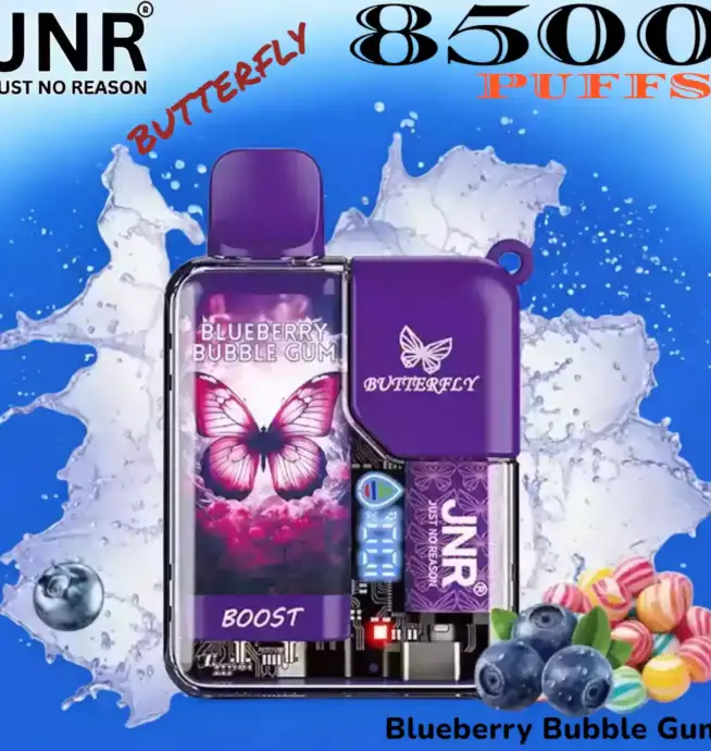 JNR Butterfly 8500 Puffs Vape jetable élégante et performante