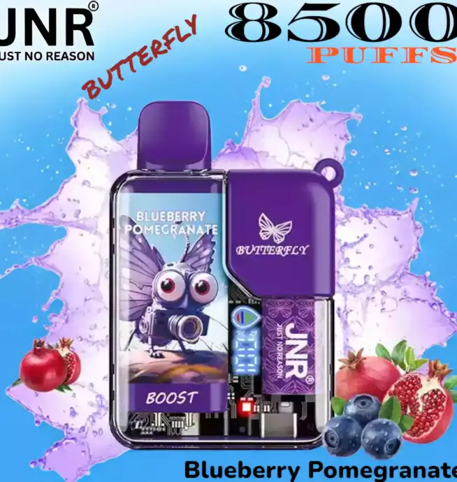 JNR Butterfly 8500 Puffs Vape jetable élégante et performante