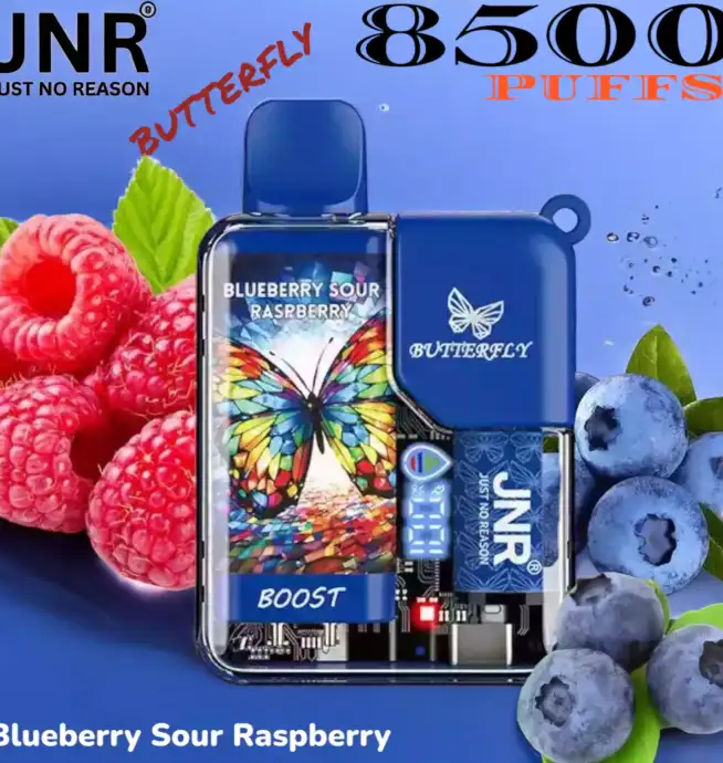 JNR Butterfly 8500 Puffs Vape jetable élégante et performante