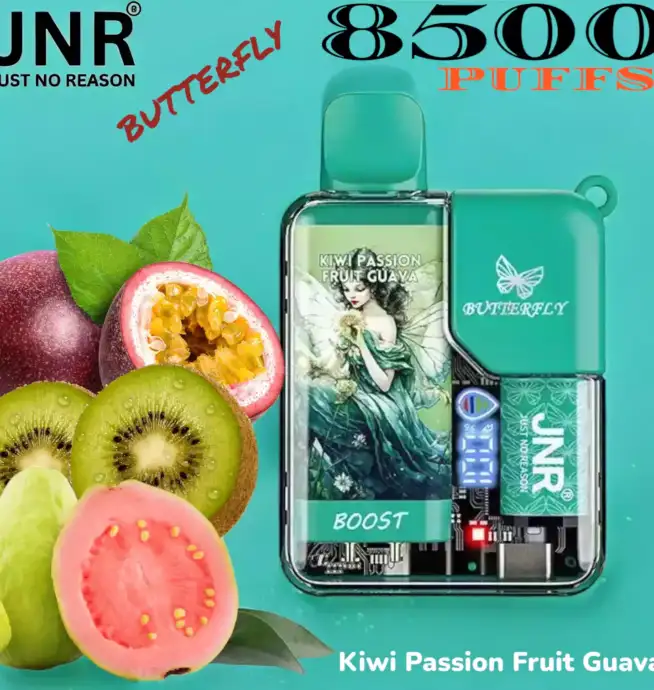 JNR Butterfly 8500 Puffs Vape jetable élégante et performante