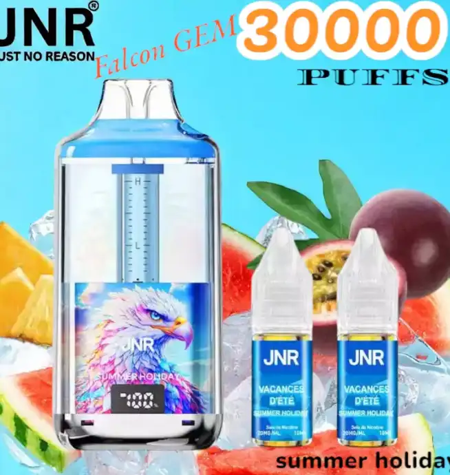 JNR Falcon GEM 30000 PUFFS Vape jetable double réservoir