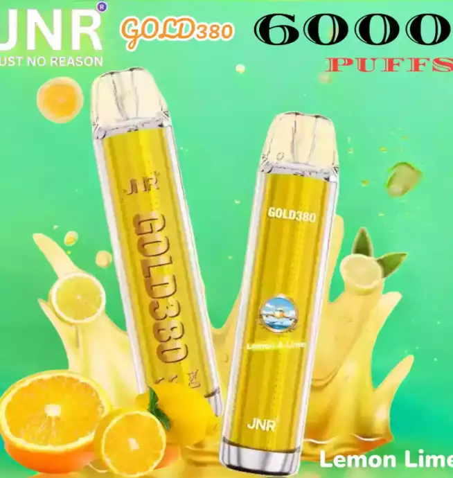 JNR GOLD380 6000 PUFFS Vape élégante, saveurs intenses