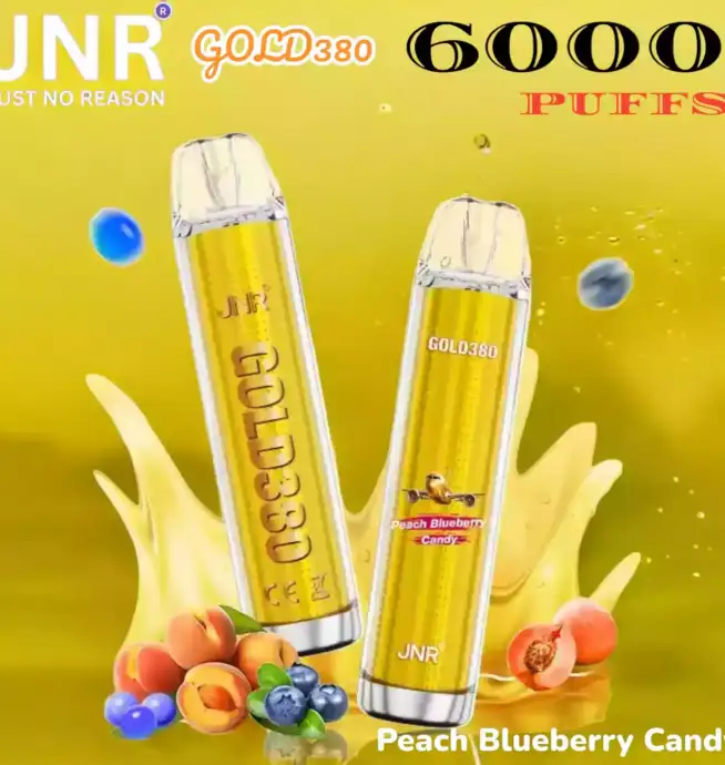 JNR GOLD380 6000 PUFFS Vape élégante, saveurs intenses