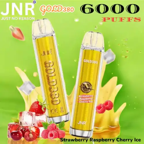 JNR GOLD380 6000 PUFFS Vape élégante, saveurs intenses