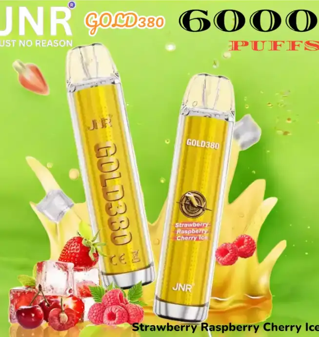 JNR GOLD380 6000 PUFFS Vape élégante, saveurs intenses