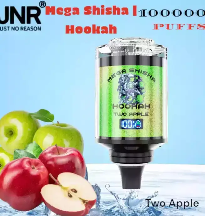JNR Mega Shisha Hookah 100000 Puffs Vape Avec Lumière et Saveurs