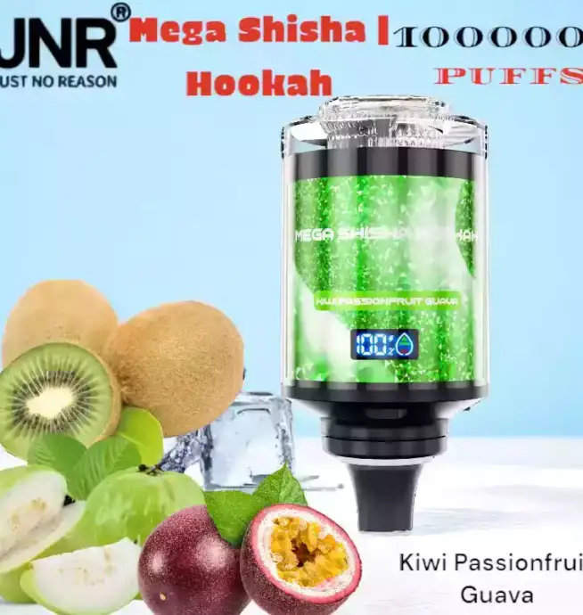 JNR Mega Shisha Hookah 100000 Puffs Vape Avec Lumière et Saveurs