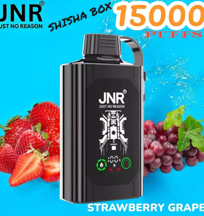 JNR SHISHA BOX 15000 PUFFS Premium vape lasting 15000 puffs