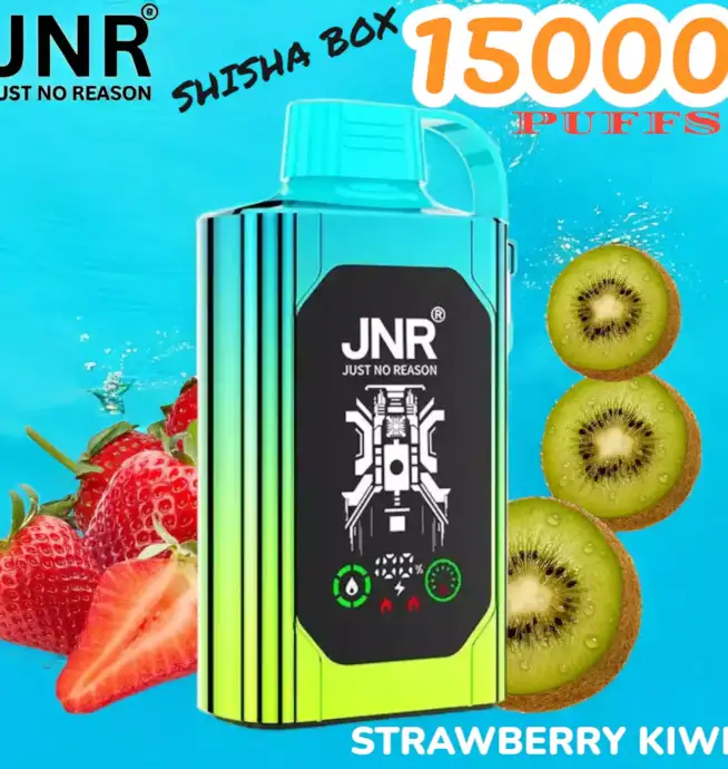 JNR SHISHA BOX 15000 PUFFS Premium vape lasting 15000 puffs