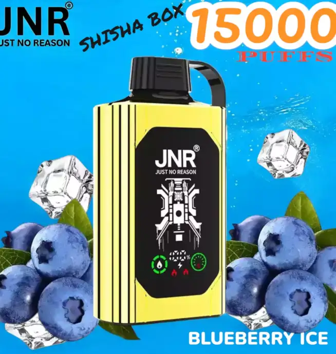 JNR SHISHA BOX 15000 PUFFS Premium vape lasting 15000 puffs