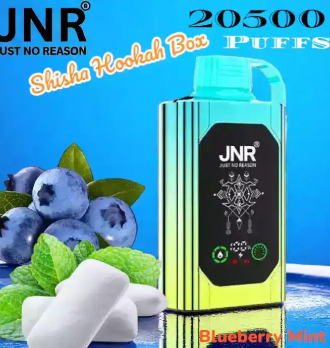 JNR Shisha Hookah Box 20500 Puffs Vape jetable goût imbattable