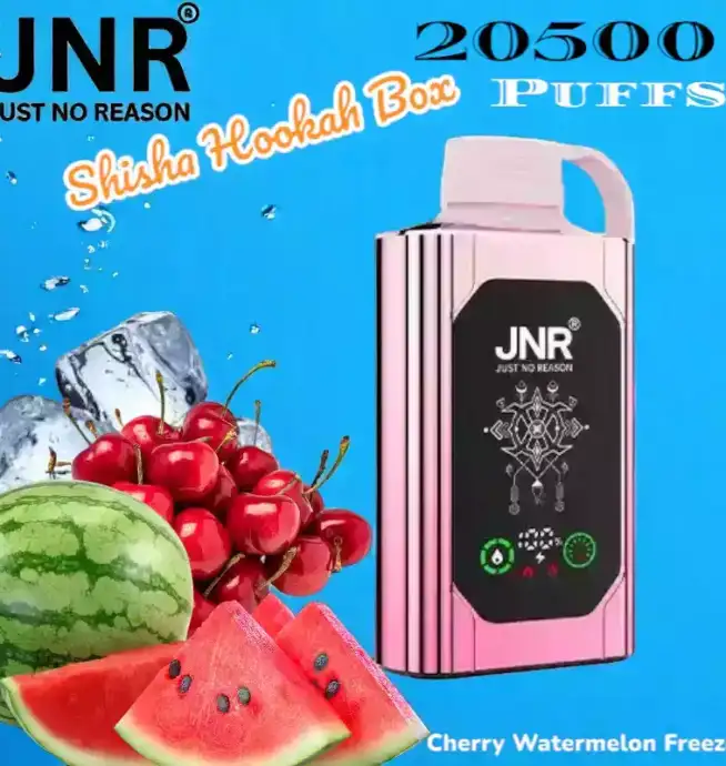 JNR Shisha Hookah Box 20500 Puffs Vape jetable goût imbattable