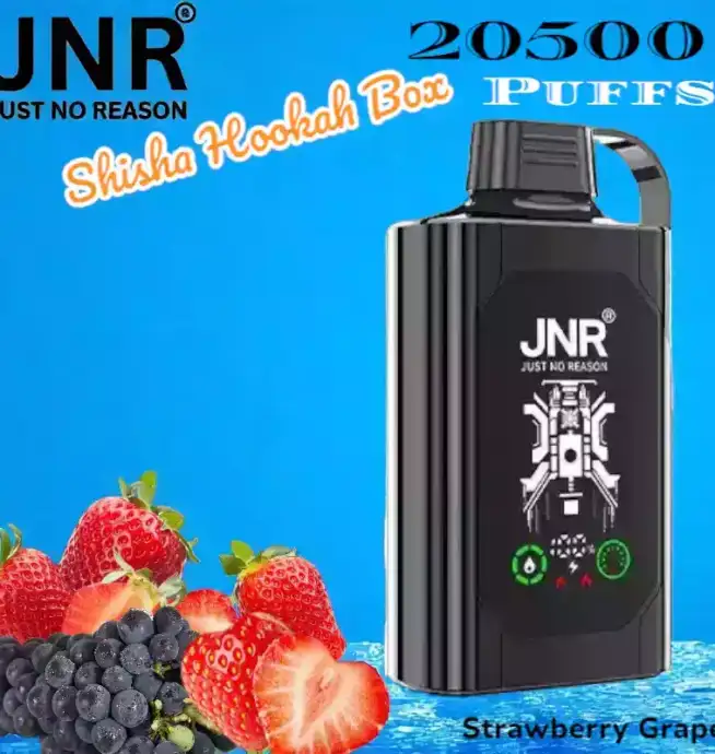 JNR Shisha Hookah Box 20500 Puffs Vape jetable goût imbattable
