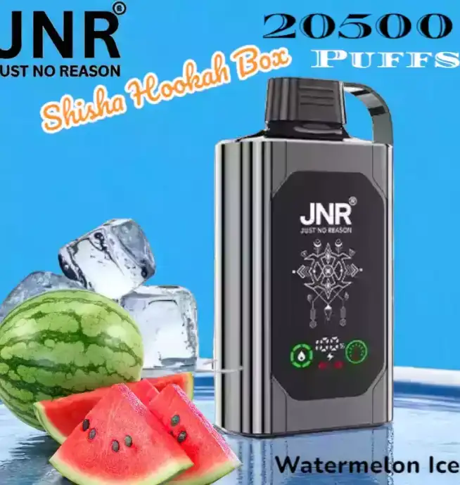 JNR Shisha Hookah Box 20500 Puffs Vape jetable goût imbattable