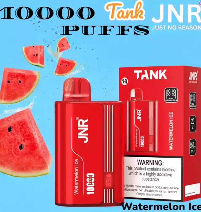 JNR Tank 10000 PUFFS Puissance et goût réunis