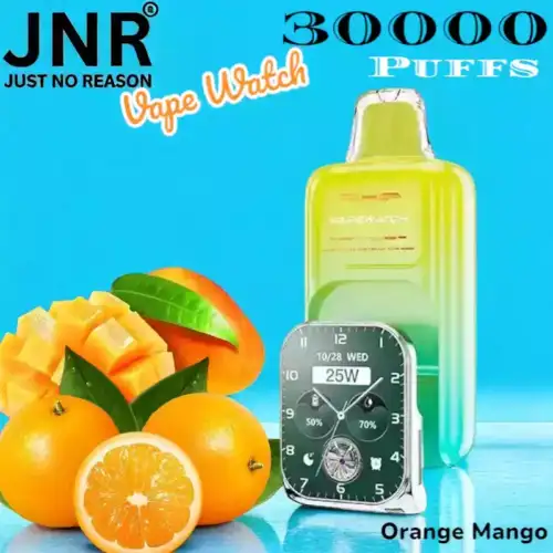 JNR Vape Watch 30K 30000 Puffs Vape connectée et fruitée.