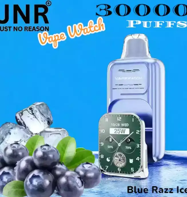 JNR Vape Watch 30K 30000 Puffs Vape connectée et fruitée.