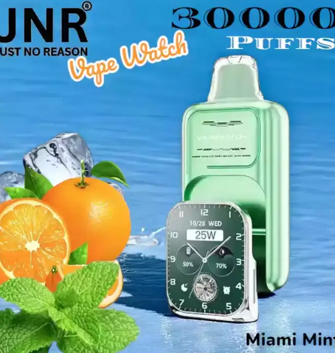JNR Vape Watch 30K 30000 Puffs Vape connectée et fruitée.