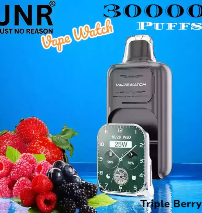 JNR Vape Watch 30K 30000 Puffs Vape connectée et fruitée.