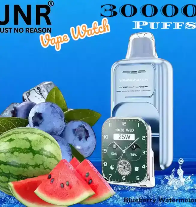 JNR Vape Watch 30K 30000 Puffs Vape connectée et fruitée.