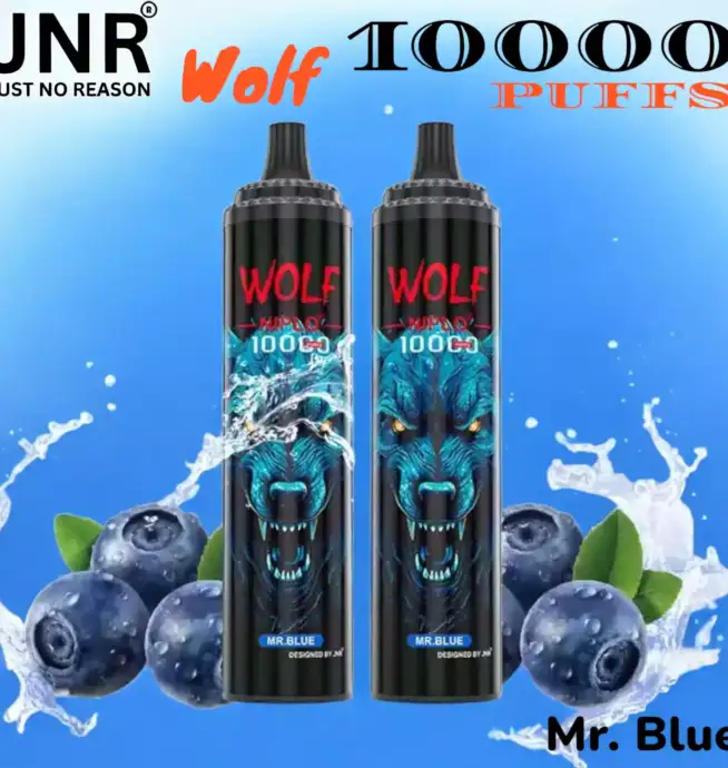JNR Wolf 10000 Puffs Vape jetable intense et stylée