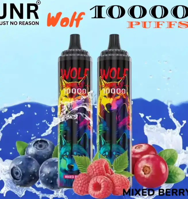 JNR Wolf 10000 Puffs Vape jetable intense et stylée