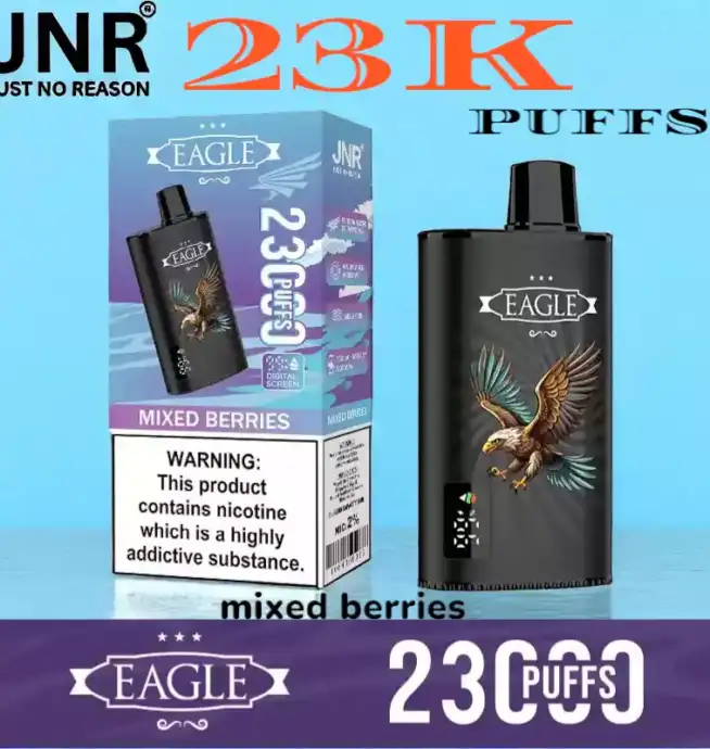 JNR eagle 23000 puffs vape jetable 23k avec airflow réglable