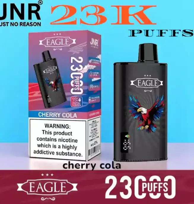 JNR eagle 23000 puffs vape jetable 23k avec airflow réglable