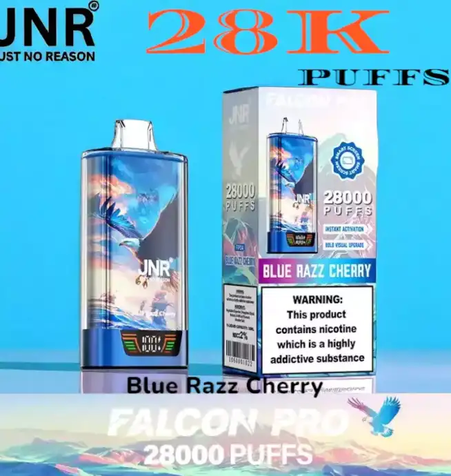 JNR falcon pro 28k puffs vape jetable rechargeable 28k puissante – Image 9