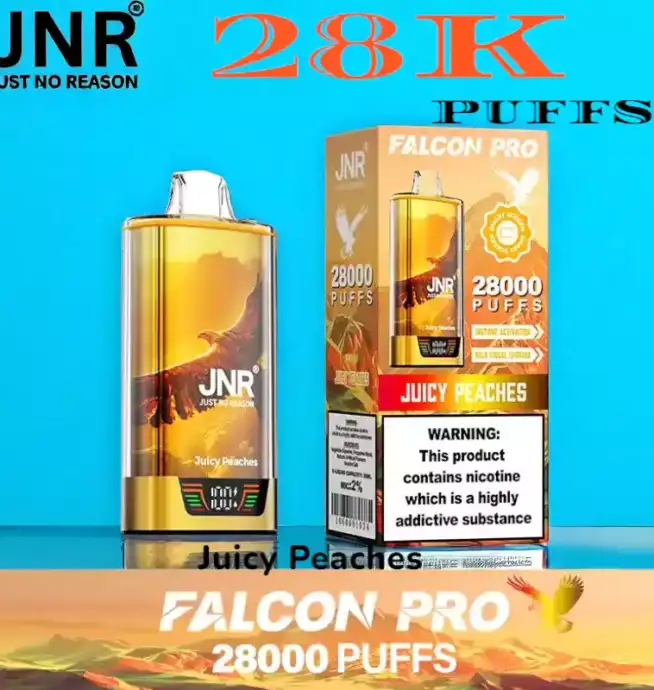 JNR falcon pro 28k puffs vape jetable rechargeable 28k puissante