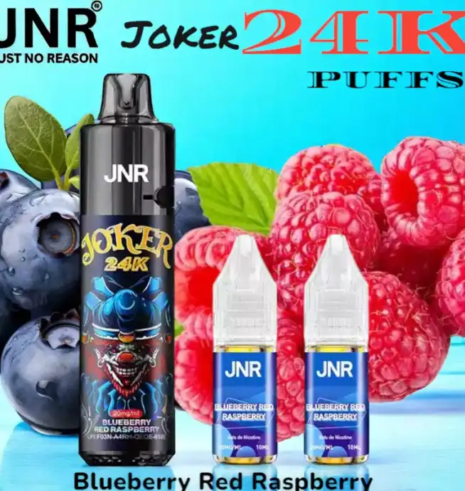 JNR joker 24k puffs vape jetable rechargeable 24k double réservoir